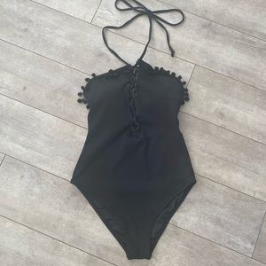 CUPSHE halter one piece bathing suit